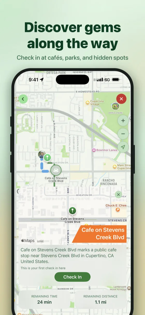 Discover nearby places to explore